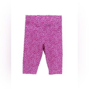 Mini Boden Size 2-3 Years Pink and White 3/4 Cropped Leggings